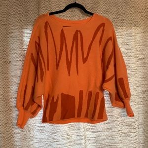 Orange Sweater - Shein